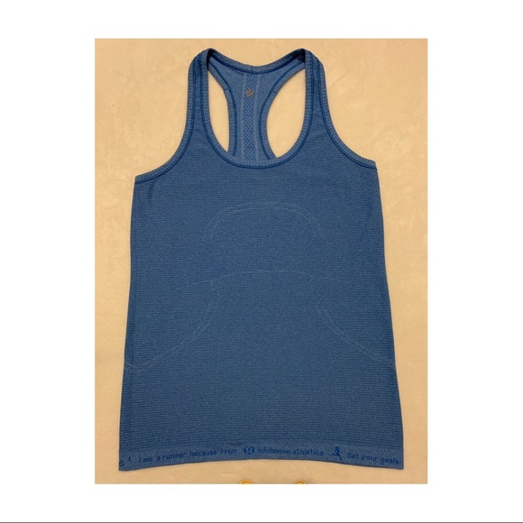 Lululemon Blue Swiftly Tech Raceback - Picture 7 of 8